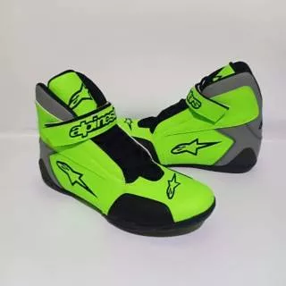 Sepatu drag alpinestar stabilo abu k1 - sepatu touring balap