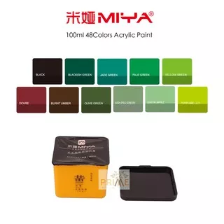 miya cat acrylic 100ml series black,brown,green