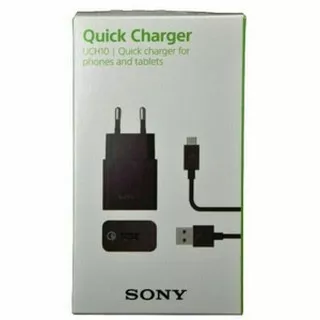 Charger Sony Experia UCH-10 Quick Charger Fast Charging Original 100% PACKING