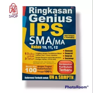 Buku Ringkasan Genius IPS SMA/MA kelas 10,11,12