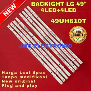 BACKLIGHT TV LG 49UH610T 49UH610 T BL LG 49 INC 49UH610T 49UH 610 8K 3V 8 KANCING 49IN