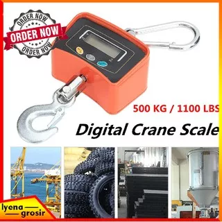 Timbangan Crane Scale Digital Hanging Scale LCD Kapasitas 500 kg