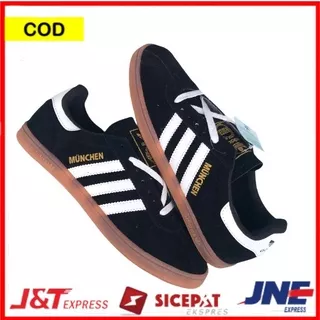 SEPATU ADIDAS MUNCHEN GRADE ORIGINAL SNEAKERS CASUAL PRIA KETS TALI COWOK KASUAL SANTAI TERBARU