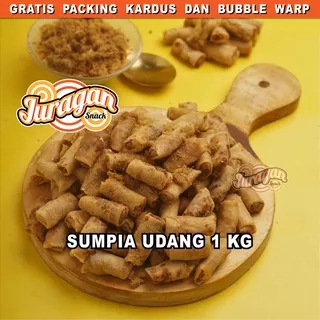 SUMPIA UDANG  1 KG snack kiloan makanan ringan jajanan cemilan camilan  asin gurih murah