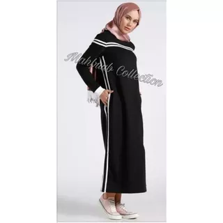 Abaya gamis hitam arab mewah pesta saudi mesir dubai original import terbaru by mahbuubcollectio 550