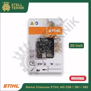 Rantai Chainsaw Senso STIHL MS 381 / 382 / 038 20 Inch (Belah / Potong) Original / Rantai Belah STIHL MS 038 381 382 20 Inch / Rantai Potong STIHL MS 038 381 382 20 Inch/ Rantai Gergaji Mesin STIHL MS 038 381 382 20 Inch