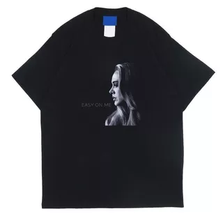 Kaos Baju Adele Easy On Me Tshirt Unisex Cotton Combed with Plastisol Ink by Don Juanism