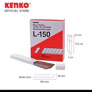 Isi Cutter Kenko L-150 (18mm) - Cutter Blade