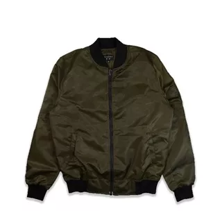 SUBMACHINE ARMY GREEN BOMBER JACKET