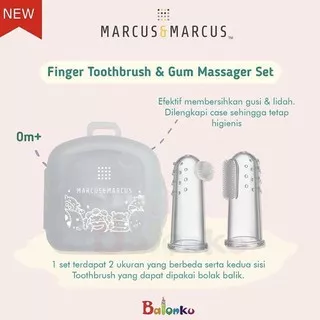 Marcus&Marcus Finger and Toothbrush & Gum and Massager Set