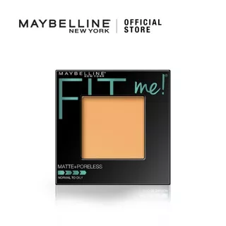 Maybelline Fit Me Matte + Poreless Powder Foundation Make Up - 230 Natural Buff (Matte Foundation)