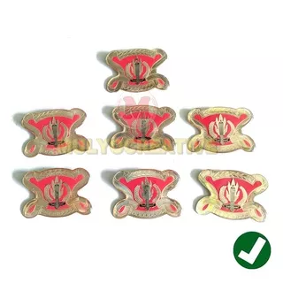 Emblem Satpam Merah Pin Emblem Satpam Warna Merah