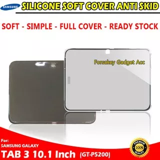 Samsung Galaxy Tab 3 10.1 10 inch GT P5200 Softcase Soft Cover Case Casing Sarung Kesing Silikon