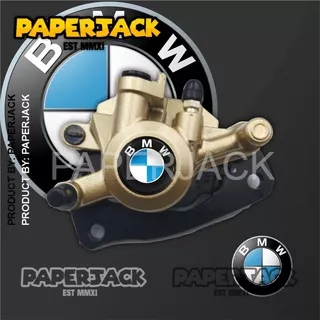 BMW LOGO STICKER KALIPER REM STIKER 3D TIMBUL STIKER RESIN LENTUR EMBLEM