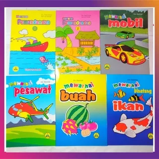 BUKU MEWARNAI ANAK PAUD TK ORIGINAL PREMIUM EDISI TERBARU/BUKU EDUKASI EDUKATIF ANAK TK PAUD