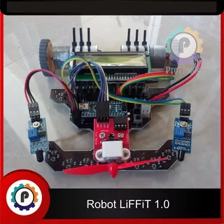 Robot LiFFiT Line Follower Fire Fighting & Transporter Robot 3 in 1 Line Tracer Line Transporter