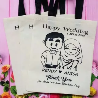 tas souvenir / tas pernikahan / tas sablon / tas berkat