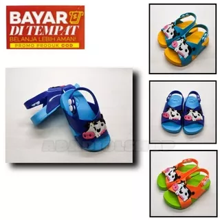 YUMEIDA - SANDAL ANAK YUMEIDA MOTIF SAPI / SANDAL TALI BELAKANG TERMURAH / SANDAL ANAK-ANAK