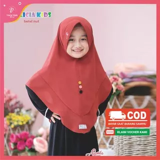 KHIMAR FELICIA KIDS By AZAMKA| JILBAB ANAK