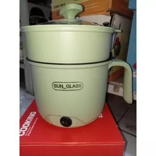 Panci Elektrik Multifungsi Serbaguna Panci Listrik Steamer Electric Pan Cooking Pot Portable Murah