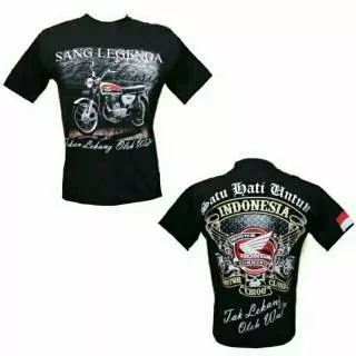 Kaos Honda CB100 clasik 01  baju motor bikers racing club T-shirt fashion distro otomotip riders