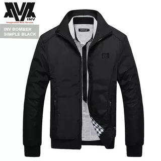 Terbaru! Jaket Inv Bomber Simple  Baju jaket pria ISC 313 distro Cbr Six Bandung mod O1B2