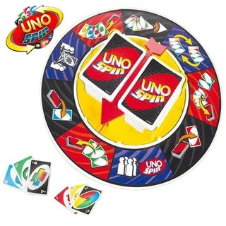 UNO Spin (Mainan UNO Spin Card / Kartu) Mainan Edukasi & Keluarga -Mainan Seru & Asik Seperti Stacko