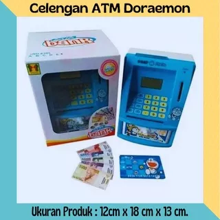 Celengan ATM Doraemon Mainan edukasi Anak