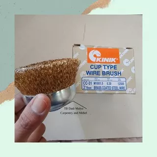 Sikat Kawat Mangkok Wire Brush Cup Kinik 3” / Cup WIr Brush Kinik 3