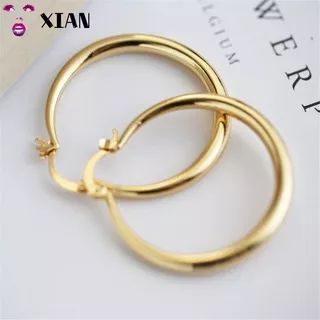 XIANSTORE Vintage Hoop Earrings Trendy Circle Statement Earrings Round  Hoop Women Gold Party Fashion Gift Metal Jewelry/Multicolor