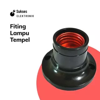 Fiting Lampu / Rumah Lampu Tempel Plafon