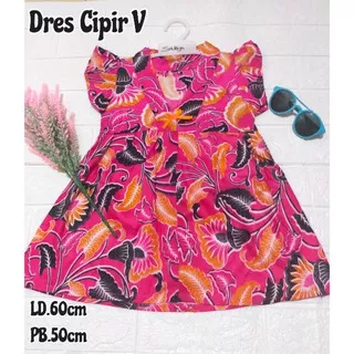 Daster Cipir / dress anak / dress harian anak/dres murah / dres rayon adem