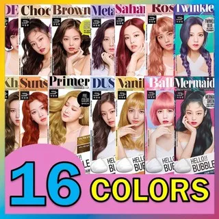 MISE EN SCENE Hello Bubble Dye Hair Coloring 16 Colors Cat Rambut Pewarna BLACKPINK EDITION KOREA