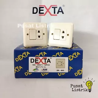 IB Engkel Stop Kontak Dexta Saklar Engkel Stop Tanam Tembok Dexta