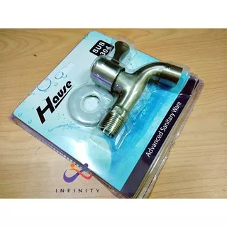 KRAN TAMAN / KRAN TAMAN ENGKOL HAUSE 304 Model ONDA 1/2 Inch Stainless SERBAGUNA INF