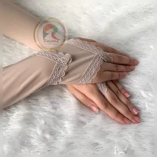 Raisma - Manset Cincin Tangan Warna Warni Bahan Jerse adem dan nyaman dipakai ada kait untuk jari tengah
