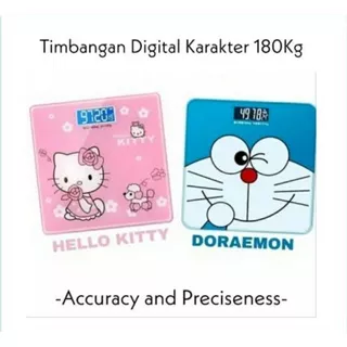 TIMBANGAN BADAN DIGITAL KARAKTER TIMBANGAN BADAN KARAKTER DORAEMON Hello Kitty Kity Helo