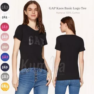 GAP Kaos Basic Tee T-Shirt Cotton Katun Original B&W K355