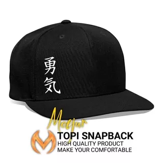 Topi Snapback Tulisan Jepang Keren