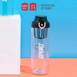 Miniso Botol Air Minum Plastic Blending Bottle 840mL BOTOL OUTDOOR BOTOL TRAVEL Shake Bottle Sport Water Bottle