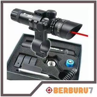 Laser Scope Red Dot Senapan Warna Merah