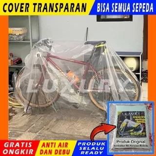 Sarung Cover Sepeda dan Motor Selimut Pelindung Tutup Transparan Seli Selis BMX Listrik Lipat Balap Mini MTB 8