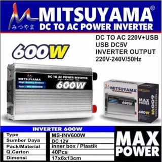 Power Inverter Mitsuyama MS 600W Dc to Ac / Inverter 600 watt Pengubah arus Dc to Ac