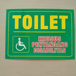 Stiker Toilet Disabilitas