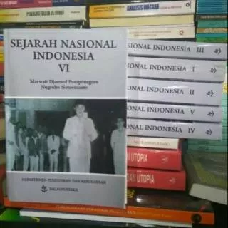 1 set Sejarah nasional indonesia jilid 1-6