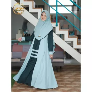 012 ML | Luna Syari IT Crepe | Varian Blue Ocean | Gamis Syari Satu Set Khimar | Amie Collection Hijab Style | Gamis Kondangan OOTD | Pengajian Outfit | Gamis Dewasa Kekinian | Gamis Kombinasi | Gamis Set Kerudung | Gamis Pengajian | Gamis Lebaran | Cod |