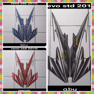 STIKER STRIPING LIS LES BODY MOTOR REVO ABSOLUTE 2010 STD 110