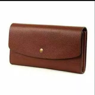 Fossil Haven Flap Long Wallet Brown . Dompet Fossil Original