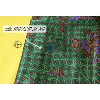 KAIN BATIK MUSLIMAT NU WARNA HIJAU TUA