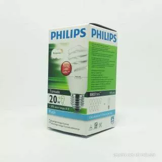 Lampu Philips Tornado 20W 20 W 20 Watt 20Watt - Putih